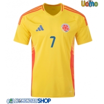 Maglie da calcio Colombia Luis Diaz #7 Prima Maglia Copa America 2024 Manica Corta